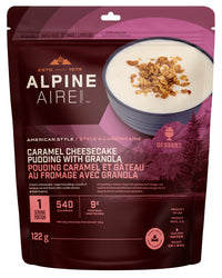 AlpineAire Caramel Cheesecake Pudding with Granola
